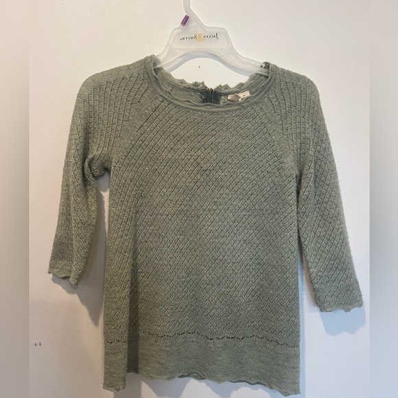 Moth by Anthropologie- 100% wool Women's Green Sweater - Picture 1 of 7